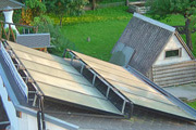 Solaranlage für Brauchwasser und Heizung